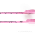 Cinta métrica promocional retráctil rosa de 1,5 m